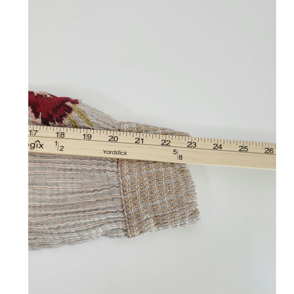 Johnny Was Workshop Voyager Tunic in Stripe, sz Large - Picture 13 of 14